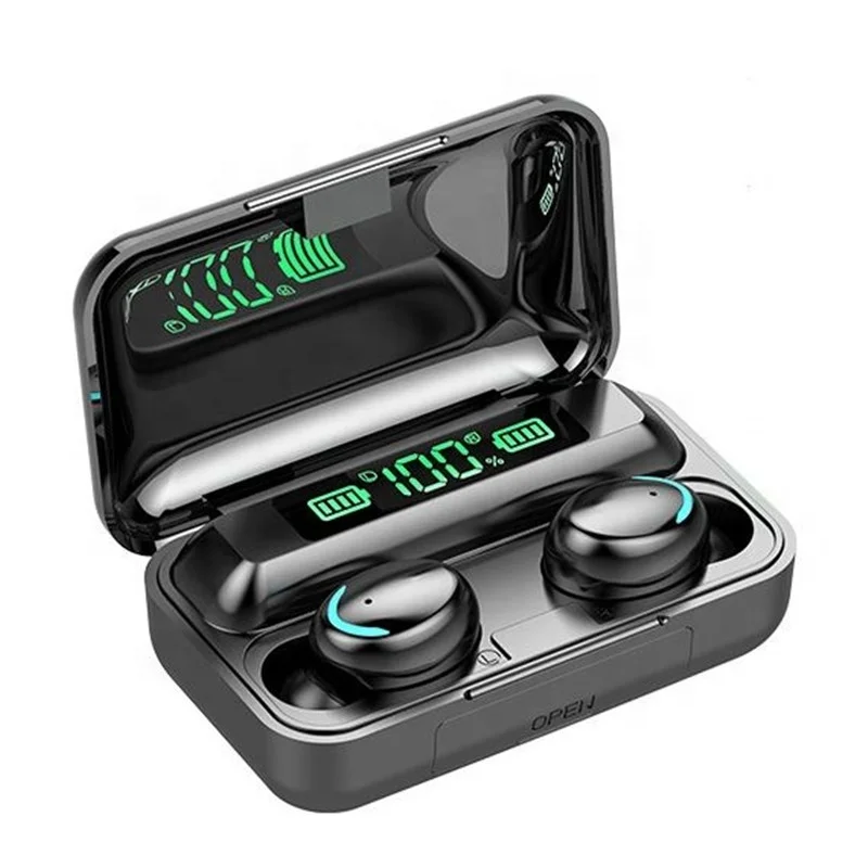 

Best Selling Products 2020 in USA Amazon TWS f9 Earbuds Wireless Earphones with 2000mAh charging case Headphones