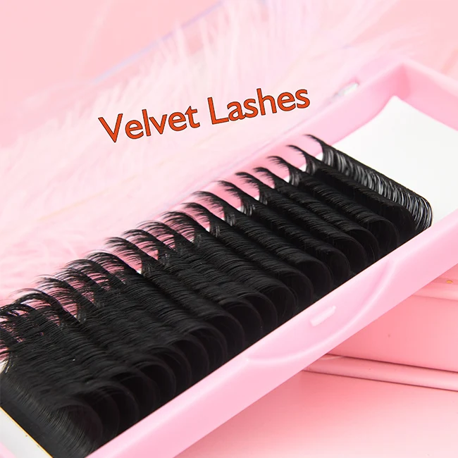

Private Label Silk Easy Fan Eyelash Extensions Vendors Mink Matte Volume Easy Fanning Russian Lashes Extension