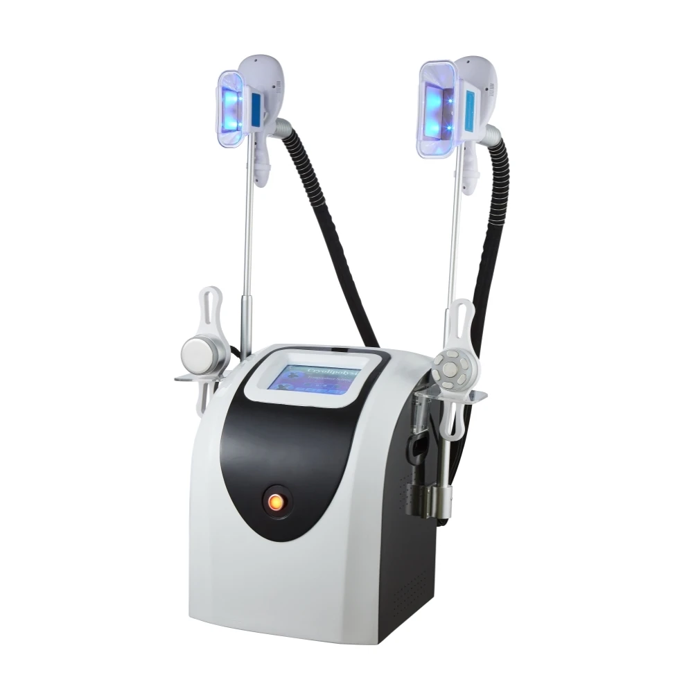 two handles fat freeze liposuction cryolipolysis cavitation rf slimming machine