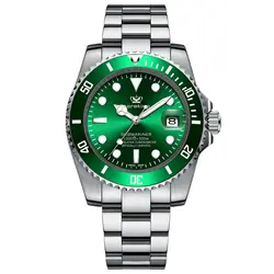 Sailing Jewelry Green Rotating Bezel Watch Stainle