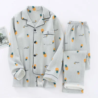 

Soft 100% Cotton Women Winter Christmas Pajamas, Customized colors