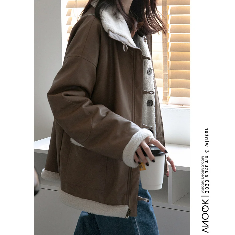 

Winter Wool Korean Autumn Party Causal Long Sleeve Jacket Women Daily Fashion Hot Selling Jacket