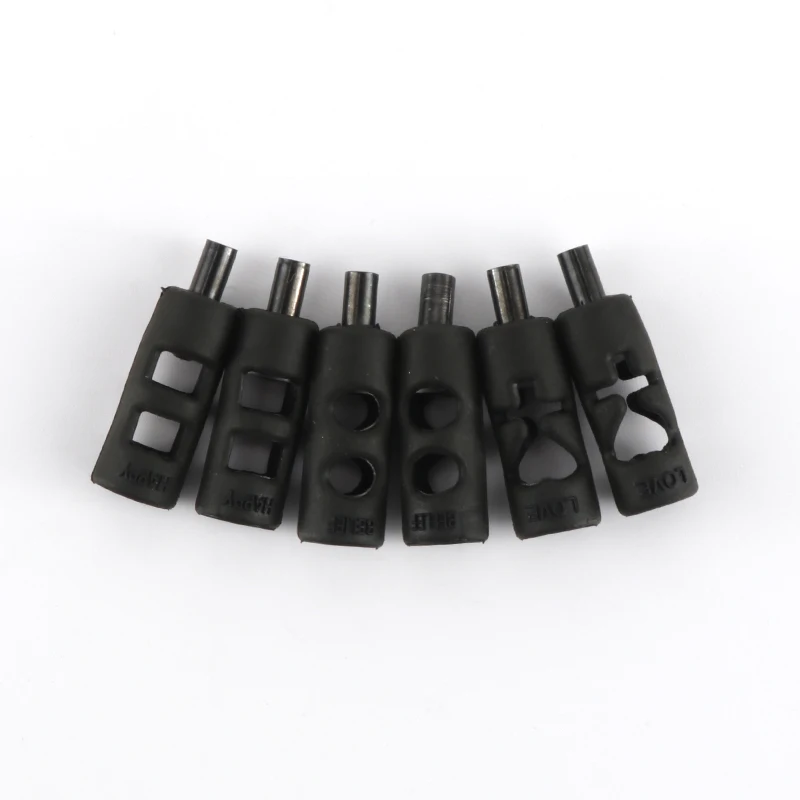 

Activewear Geometric Anti Lost Magnetic Wireless Headphones Holder Stainless Steel Black Color Pendant For Earphones Chain