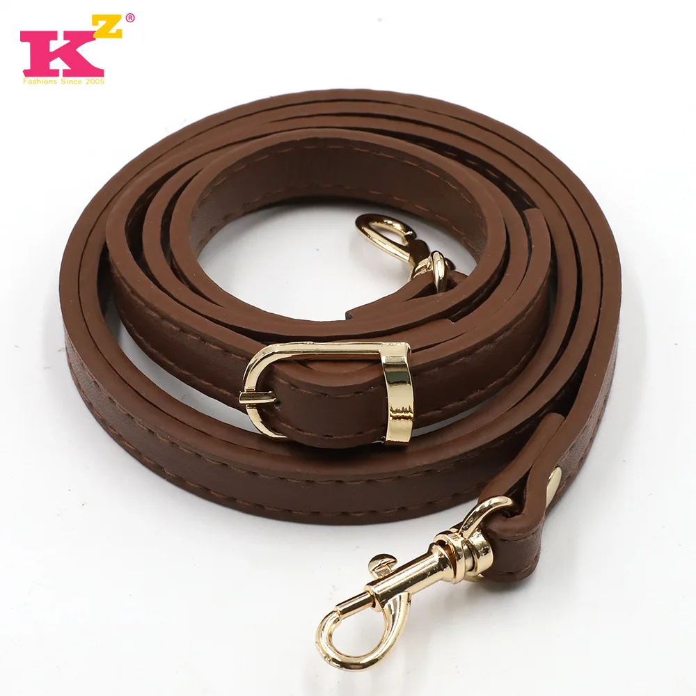 

120cm DIY Adjustable Women Lady Shoulder Bag Strap Belt Replacement Shoulder straps PU faux leather bag strap for Crossbody, As picture