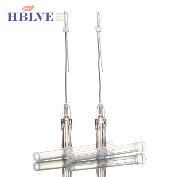 
20G W Blunt cannula Facial Beauty Pdo 4d Cog Lifting Thread For Face V Line 