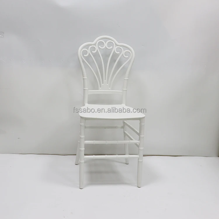 

Hot Sale Modern White Transparent PP Resin Plastic Tiffany Wedding and Banquet Chair for Events Bars and Villas