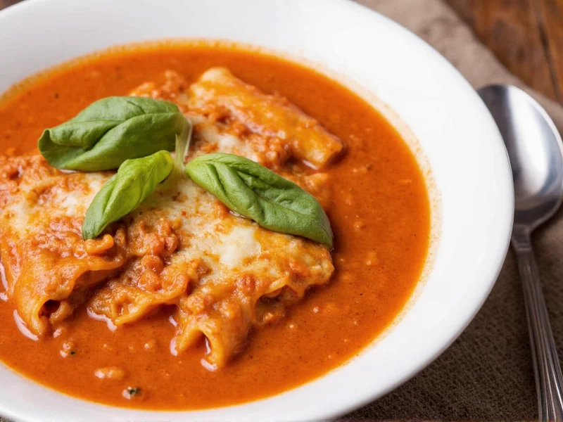 Lasagna Soup Recipe: Authentic Italian Comfort in a Bowl