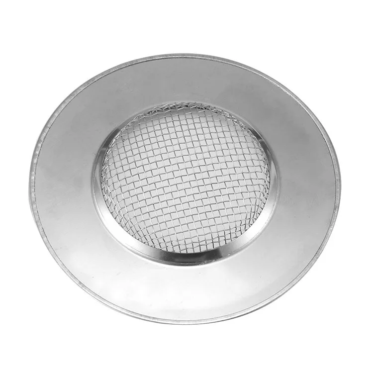 

7.5cm Stainless Steel Mesh Sink Basket Strainer, Kitchen Sink Drain Filter, Silver