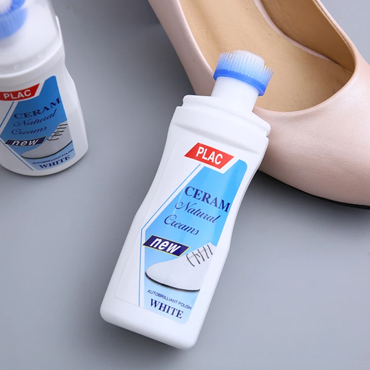 

A2585 Home White Shoes Cleaning No-wash Cream Brush Polish Shoe Net Surface Cleaner With Brush