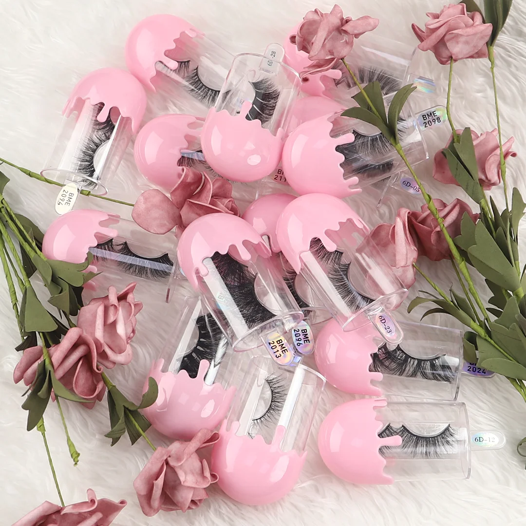 

5D False Mink Eyelashes Vendor Wholesale Customized Eyelash Packaging Box Private Label Real Mink 25 mm 3d Fluffy Mink Eyelash, Natural black
