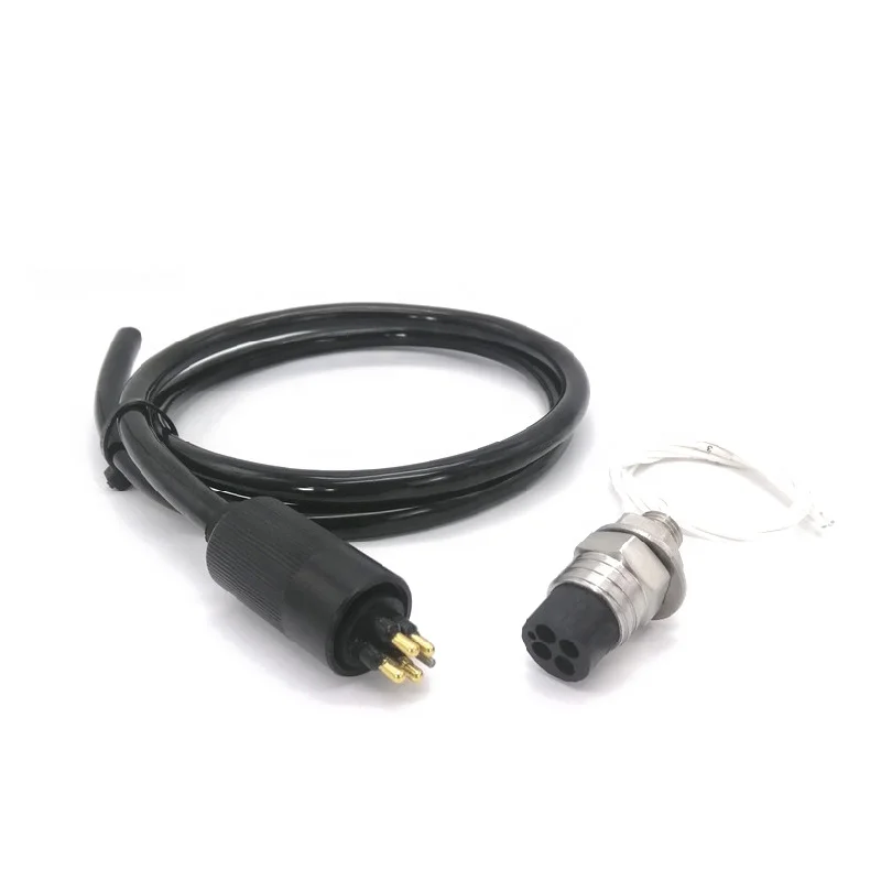 

MCIL-4-M MCB-H4F pluggable wet cable wire robot connector IP68 ip69 cable camera connector underwater electrical cable connector