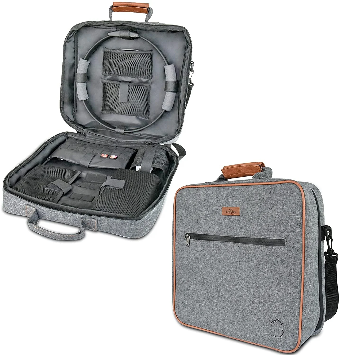 

Carrying Storage Case for Switch Model (2021), Portable Travel All Protective Hard Messenger Bag, Gray
