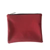 Accept Customized Red PU Zipper Coins Pouches For Packaging Small Things