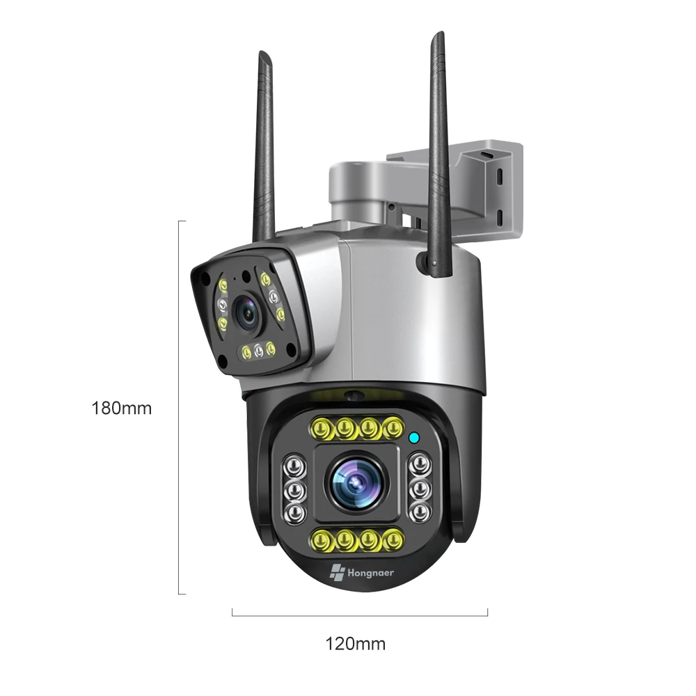 

4G Sim Card CCTV Camera Outdoor 4MP Dual Lens Wireless Security IP Cameras V380 Pro 4G Bullet PTZ Camera