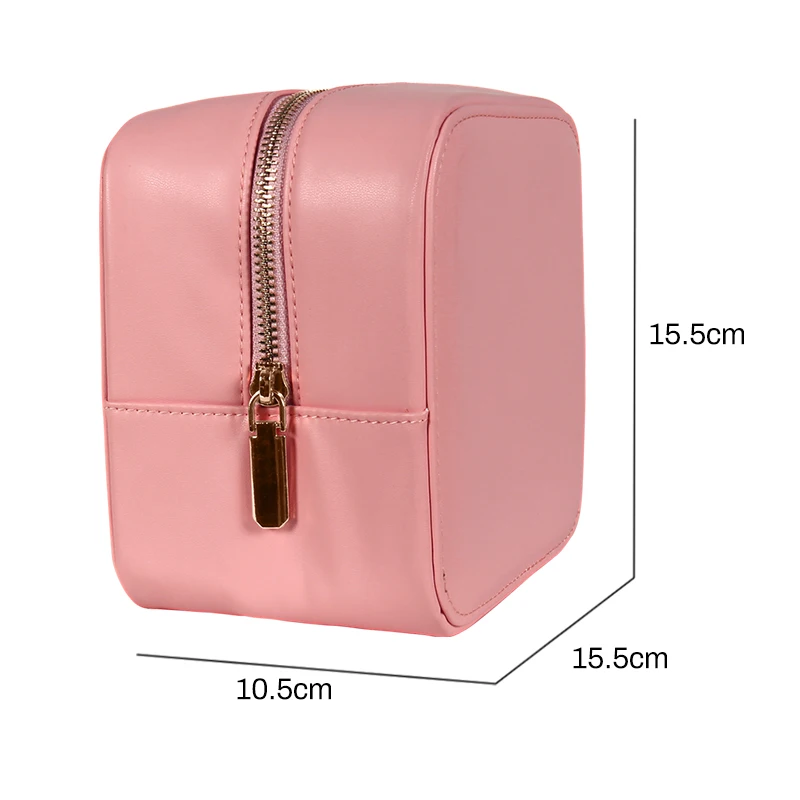 

Travel Cosmetic Bags Beauty PU Travel 2021 Make Up Bag for Girls Women Pouch Makeup Brush Holder Portable Makeup Case, Customized