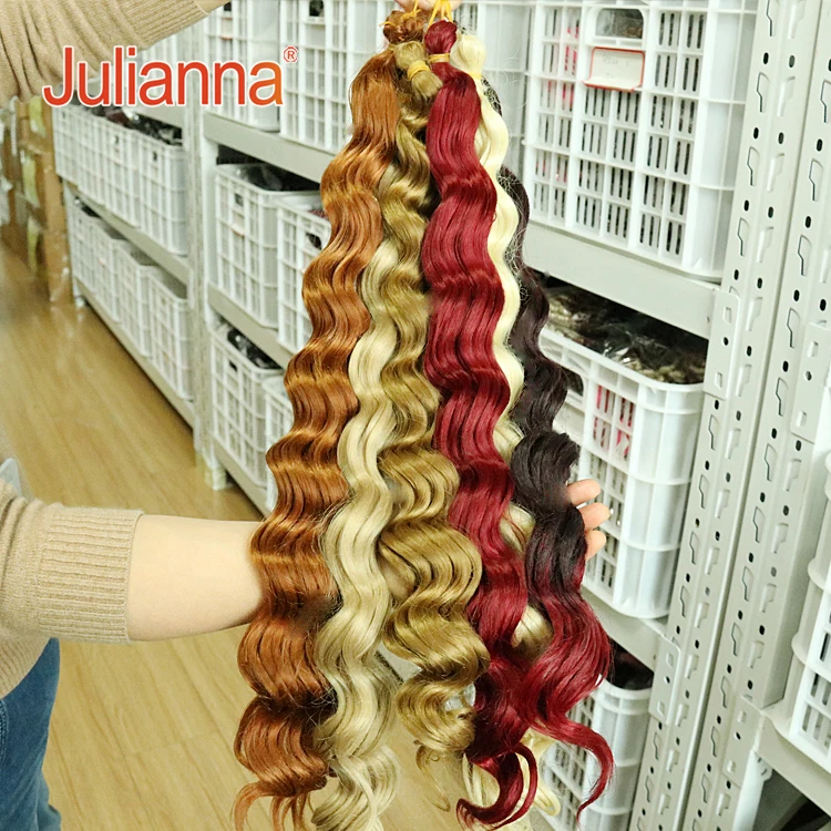 

Wholesale synthetic deep wave twist hair extension wavy deep curly ombre braids crochet hair deep twist, #1b,#27,#30,#bug,t1b/27,t1b/30,t1b/bug