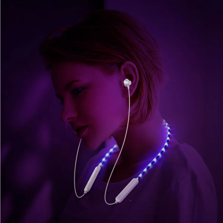 

Lb04A Free Sample Wireless Headphones Handfree Headset Low Price Glow Led Light Bluetooth 5.0 Earphone In Ear Wholesale