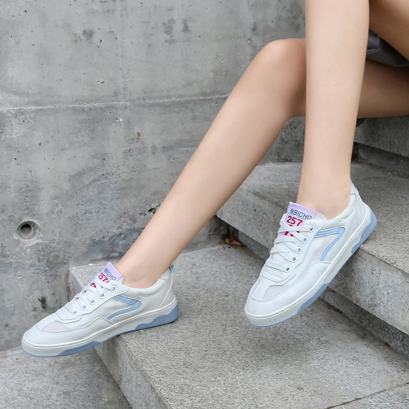 

2021 Wholesale Price Women White Shoes New Design Skateboard Style Casual Shoes White Sneaker Shoes For Women Ladies, White/blue,white/silver,white/yellow