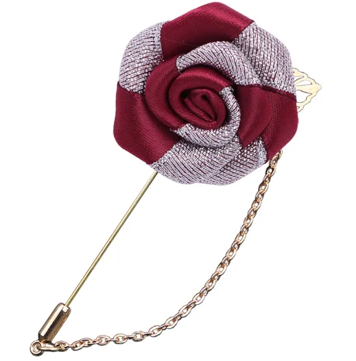 

Luxury designer accessories flower corsage brooch cheaper rose wedding brooch