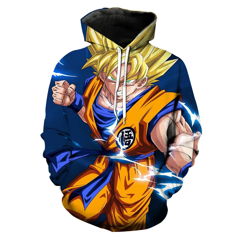 

Custom 3D Printing Japan Anime Hoodie Clothes Men's Hooded Sweatshirt Fashion Hip Hop Style Pullover Male Trendy Anime Hoodie