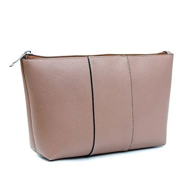 

Bag Makeup Travel Make Up Gold Personalized Pu Leather Black Portable Small Organizer Rose Large Cute Pink White Cosmetic Pouch