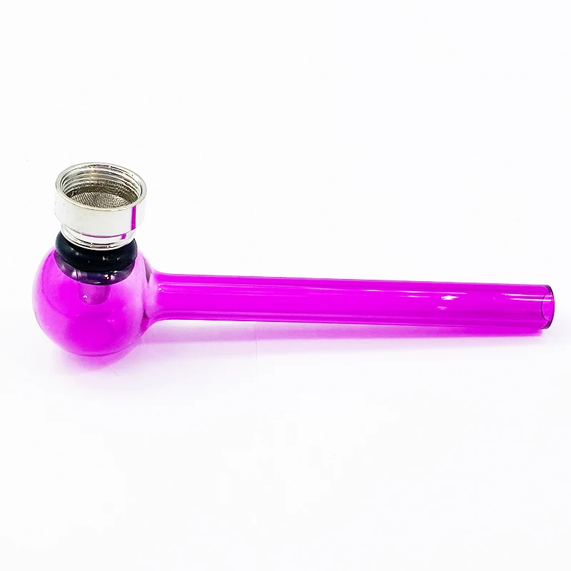 

China factory made Shiny high quality cheap bulk smoking accessories tools glass water pipes weed, Mix colors