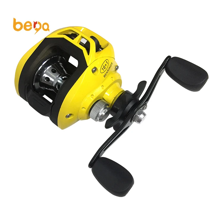 

Cheap Price Yellow/Blue/Green Color 16+1BB Reel Fishing Baitcasting Left-Right Hand Red Color 6.3:1 Fishing Reel Baitcasting, Black/red or custom color