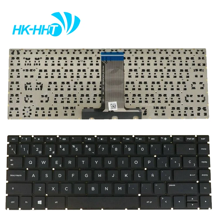 

HK-HHT Laptop SP Spanish Keyboard for HP Pavilion X360 14T-BA X360 14-BA 14T-BA 14M-BA 14-BS 14-BS057C