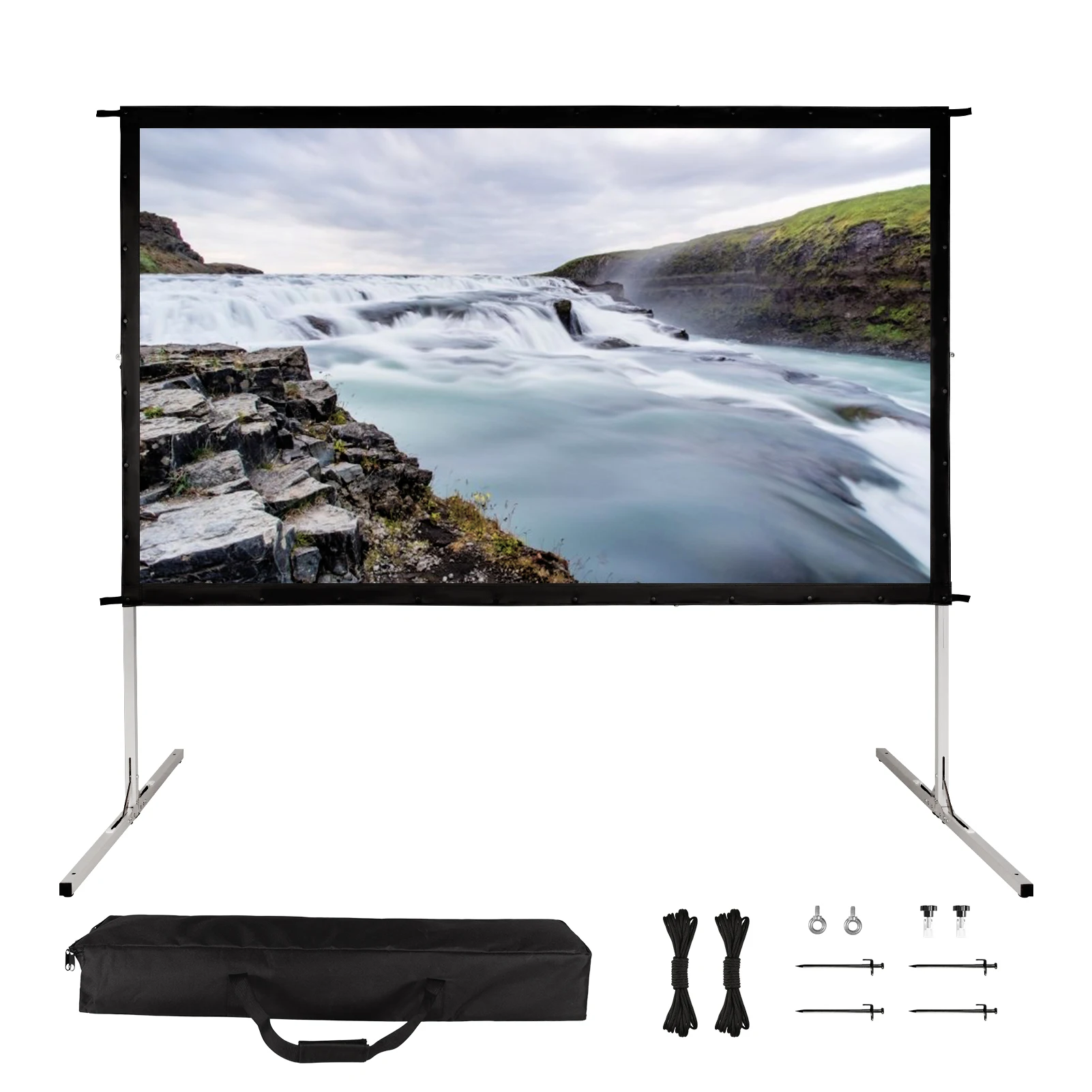 

150inch 180" 16:9 4:3 Large Outdoor Front and Rear Portable Fast Fold Projection Screen/Projector Screen