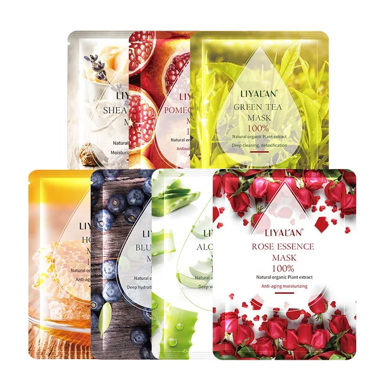 

Private Label Mascarillas Coreanas Plant Fruit Extract Anti Wrinkle Sheetmask Oil Control Korean Sheet Mask