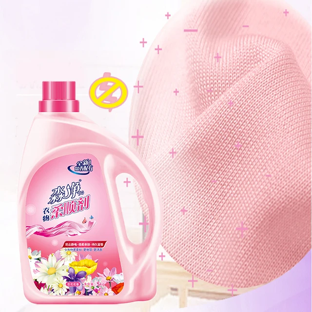 

2kg Fabric Softener Rose Fragrance Washing Up Liquid Laundry Detergent For Household Detergent Softener