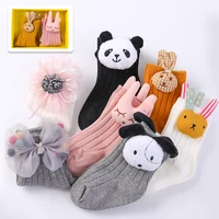 

40g 2 pairs/box Hot sales knee high soft touch Combed Cotton kids cute children Lovely funky animal baby sock