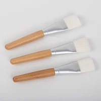 

Facial Mask Brush New Design High Quality Face Mask Brush Wood Handle Mask Brushes