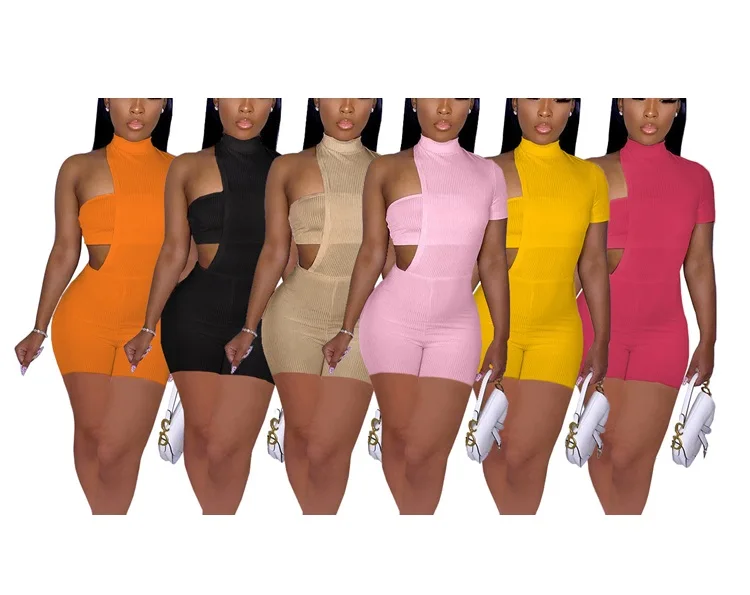 

Wholesale Sexy Ladies Short Sets Outfits Party Club Wear Plus Size Clothing Summer Women 2 Piece Set, Picture