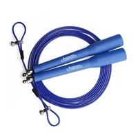 

Plastic Ball Bearings Tangle-Free Rapid Speed Cable Skipping Rope Adjustable Jumping Ropes for Men Women