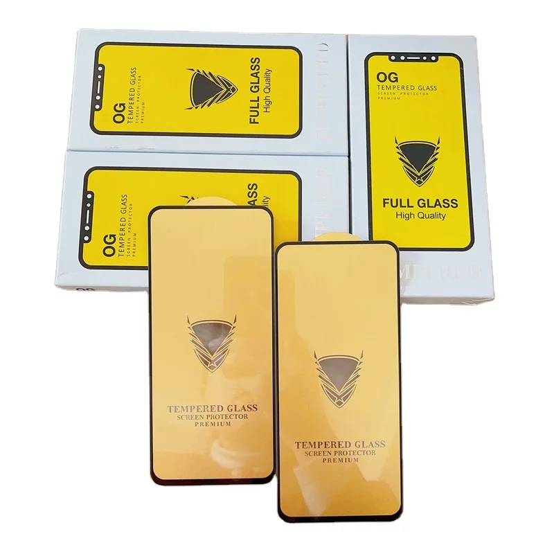 

OG Golden Armor Glass For Samsung A14 Screen Protector With Package Armored Glass For Samsung Galaxy A34 A54 A04S Tempered Glass