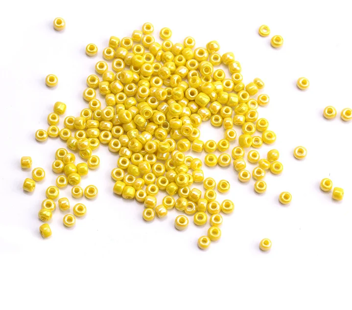 

fashion DIY jewelry  round shape and colorful glass seed beads, Color card