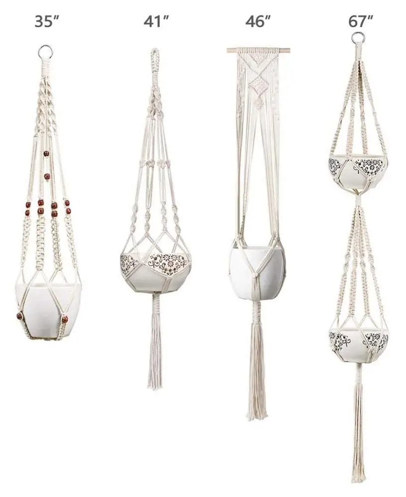 

High quality macrame plant hanger shelf