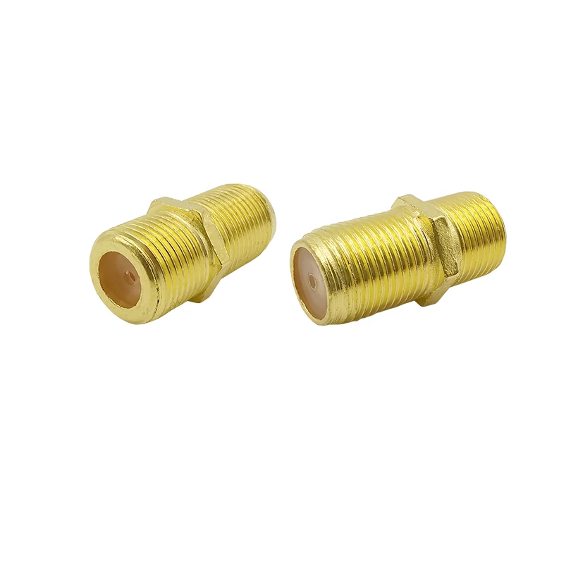 Gold Plated F Female Connector F Female To F Female Cable Extension