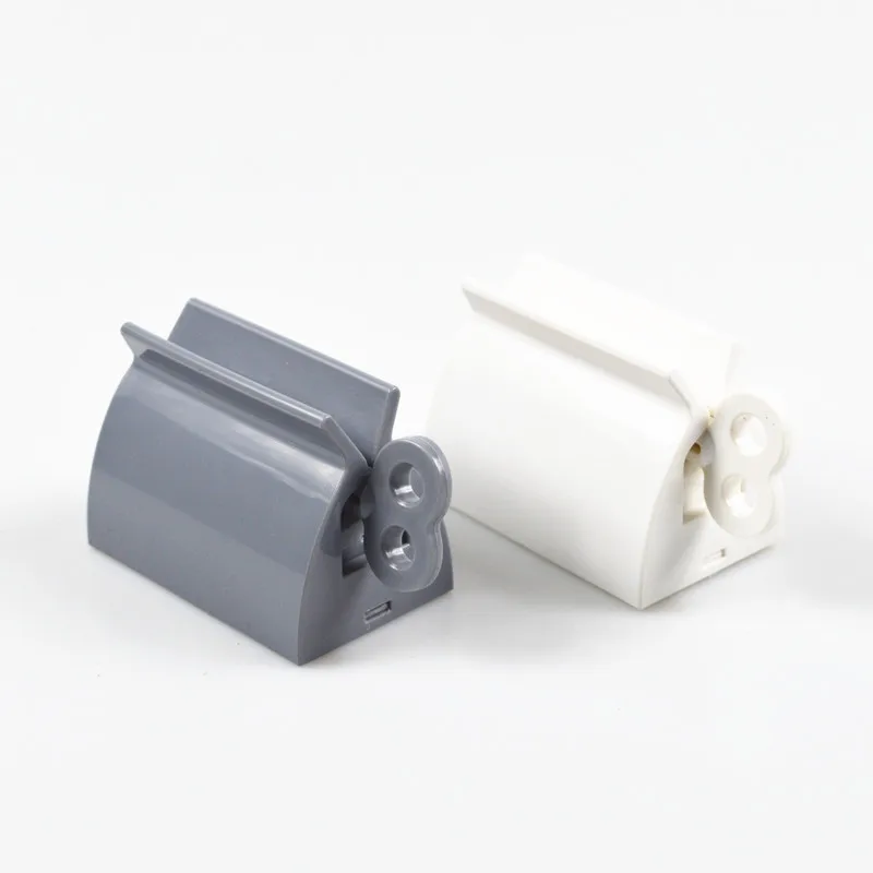 

Multi bathroom plastic toothpaste tube squeezer dispenser and toothpaste holder