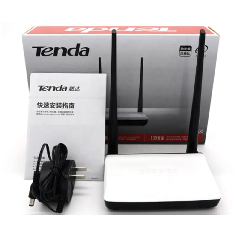 

Tenda N300 wireless 300 mbps home dual band Exempt postage wifi router Multi Language Firmware