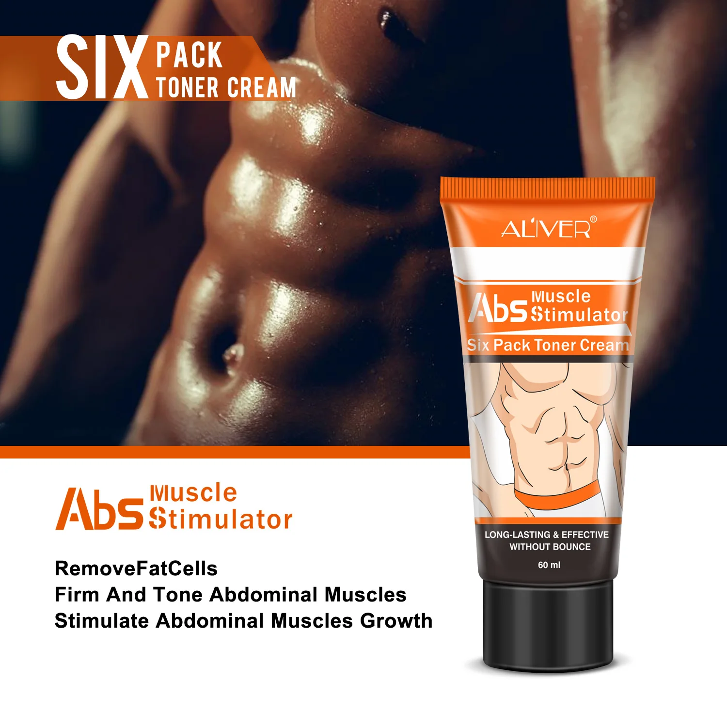 Wholesale Oem Abdominal Muscle Stimulator Slimming Six Pack Toner Cream