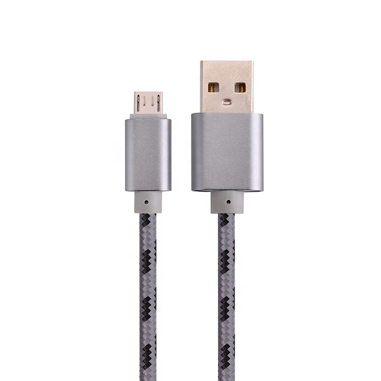 

Well Designed Sync Data Charger Super Speed Strong Braided USB Cable With High Quality, Black white,grey,red.sliver,golden,