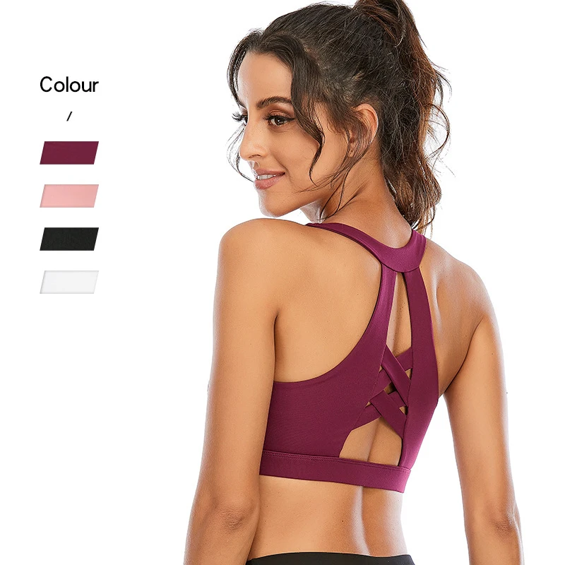 

Sexy Sports Lingerie Underwear Vendor New Arrival Basic Type Yoga Sports Bra Top Hot Sexy Nude Sport Bra Activewear