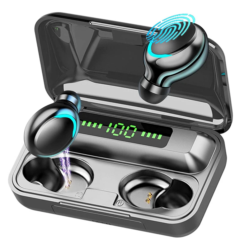 

f9 Wireless Earphone Headphone TWS Mini In-ear Earbuds Sports Gaming HIFI Headset