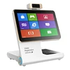 11.6inch single touch screen 3D face recognition Android 6.0 visitor tracking system for visitor sign in station