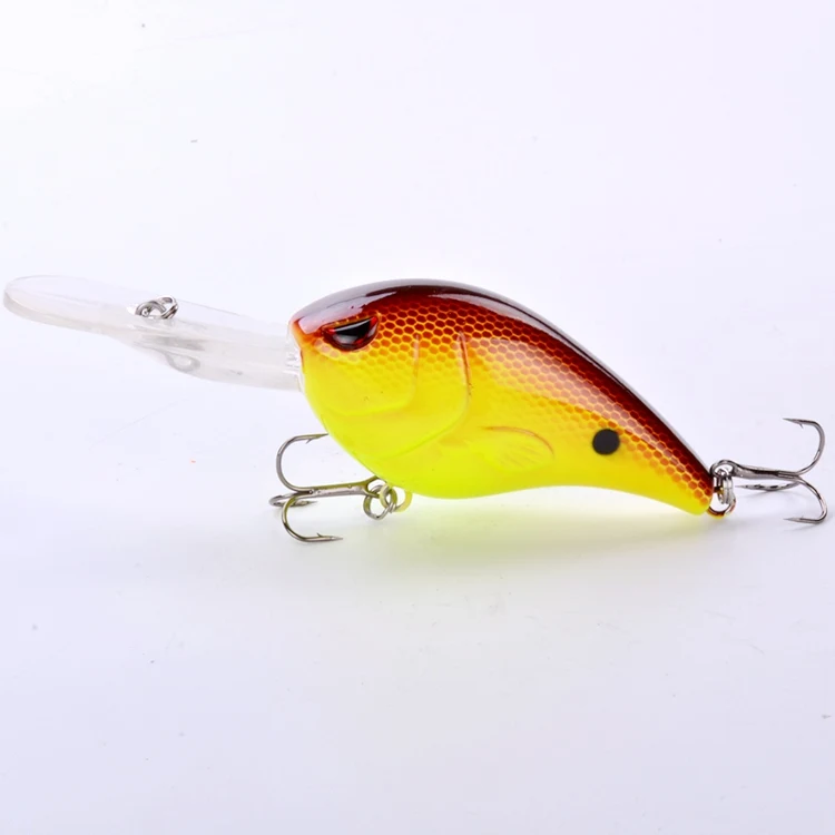 

6inch/43g deep diving wobbler crankbait glow lure with long lip minnow lure set, 6 color available