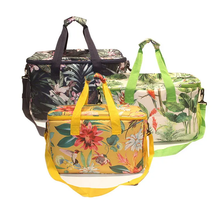

High Quality Portable Polyester Fashion Printed Cooler Bags Backpack