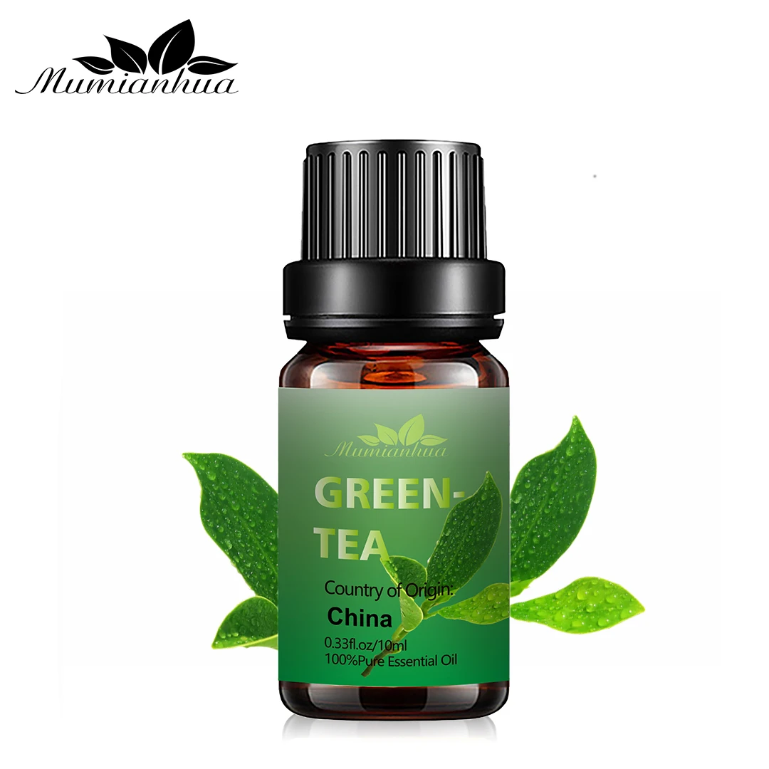 

Green tea Essential Oil new Price for Perfume for personal use distillation machine glass jars for essential oil perfume