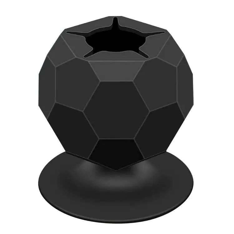

New weeding scrap collector suctioned can Light-weight soft silicone garbage suction cup type handicraft waste storage box, Customized color